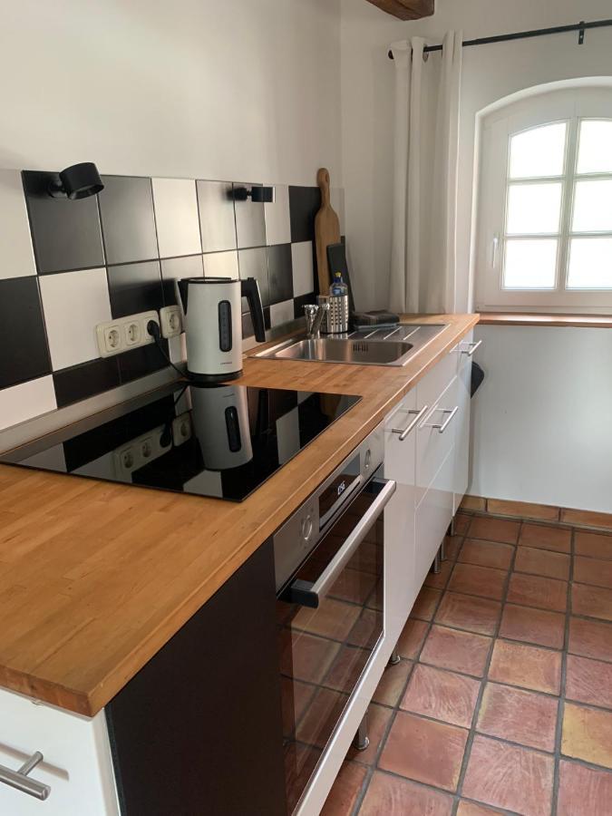Studio Auf Denkmalgeschuetztem Dreiseithof In Hoefgen Bei Grimma Hofgen  ภายนอก รูปภาพ