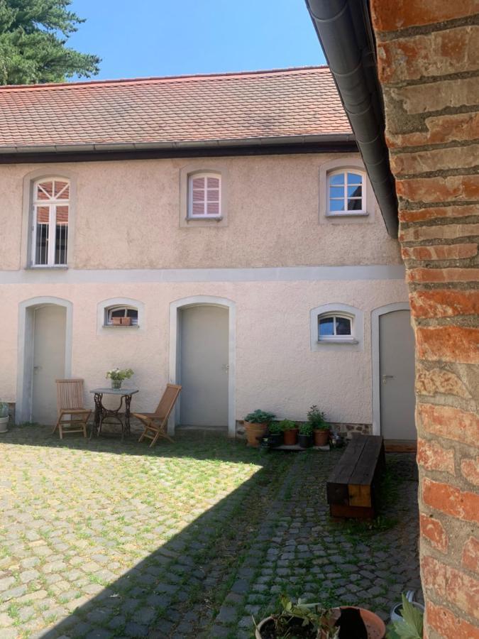 Studio Auf Denkmalgeschuetztem Dreiseithof In Hoefgen Bei Grimma Hofgen  ภายนอก รูปภาพ